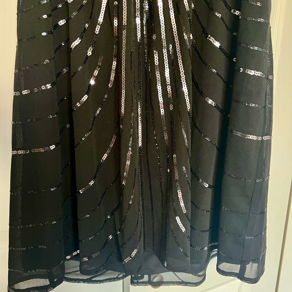 Express Sequined Racerback Dress, Size Medium, Like-New Condition - Picture 6 of 10